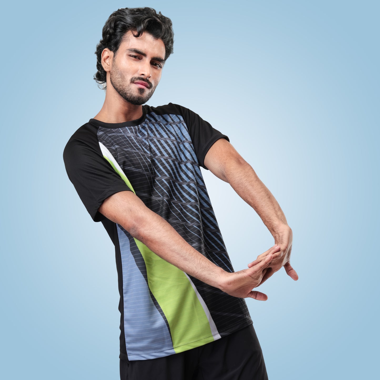 Hyparocks Graphic Printed Black Jersey T-Shirt