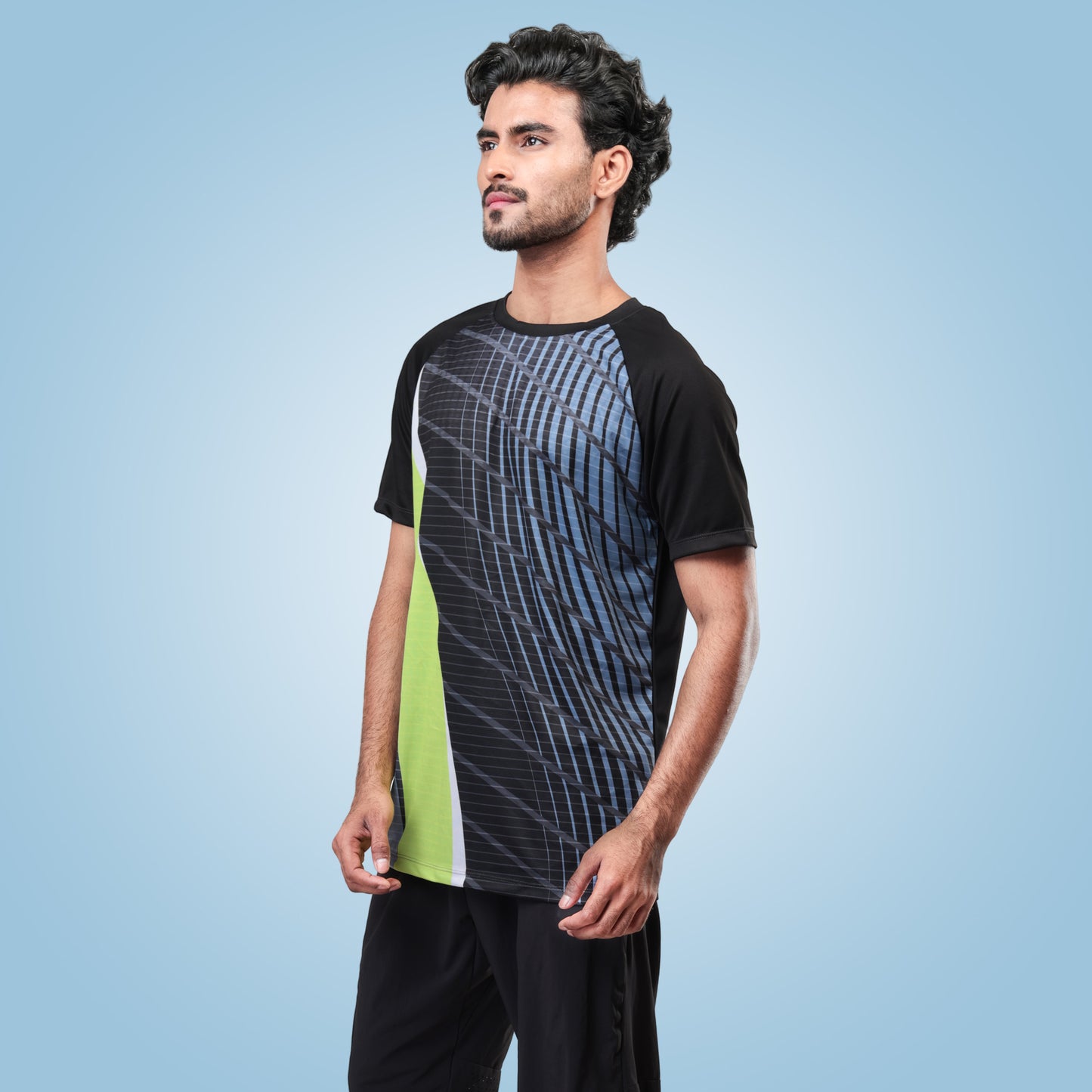 Hyparocks Graphic Printed Black Jersey T-Shirt