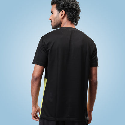 Hyparocks Do We Graphic Printed Black Jersey T-Shirt