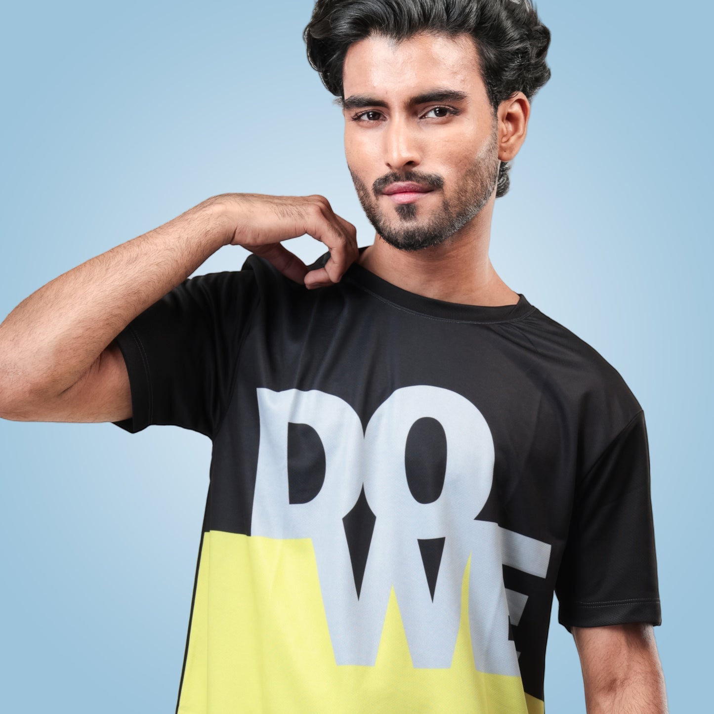 Hyparocks Do We Graphic Printed Black Jersey T-Shirt
