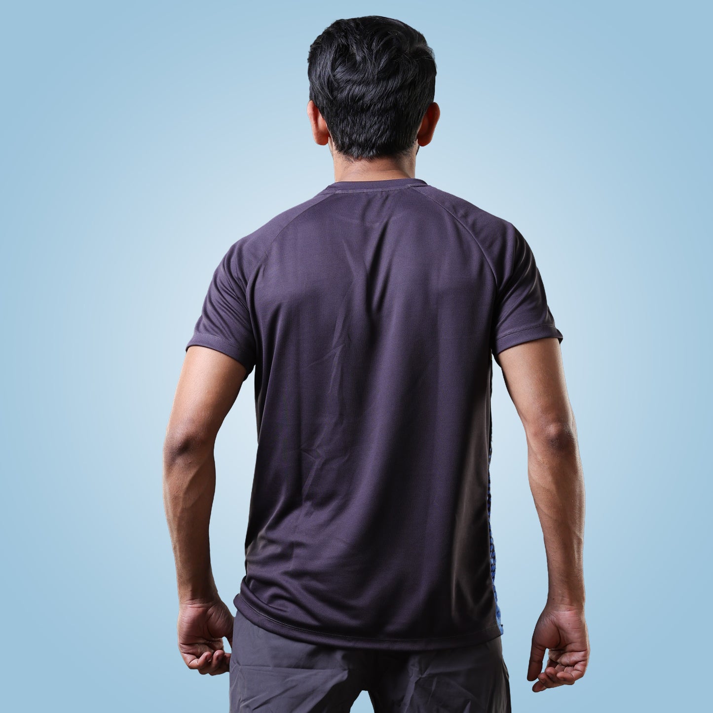 Hyparocks Dark Grey Graphic Printed Active T-Shirt